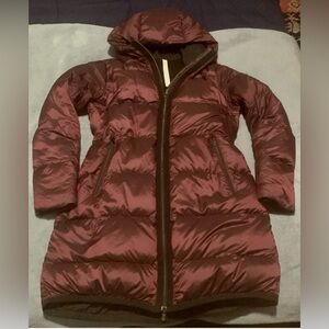 Lululemon Cloudscape Long Dark Adobe Jacket EUC